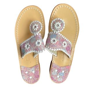 New-ish Classic Jack Rogers Sandals - Summer pastels